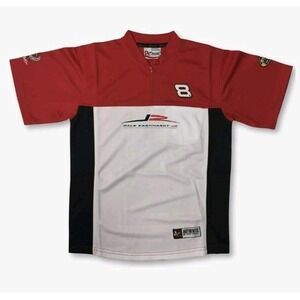 Dale Earnhardt Jr. #8 NASCAR Youth Chase Authentics 1/4 Zip Pit Shirt L NWT VTG